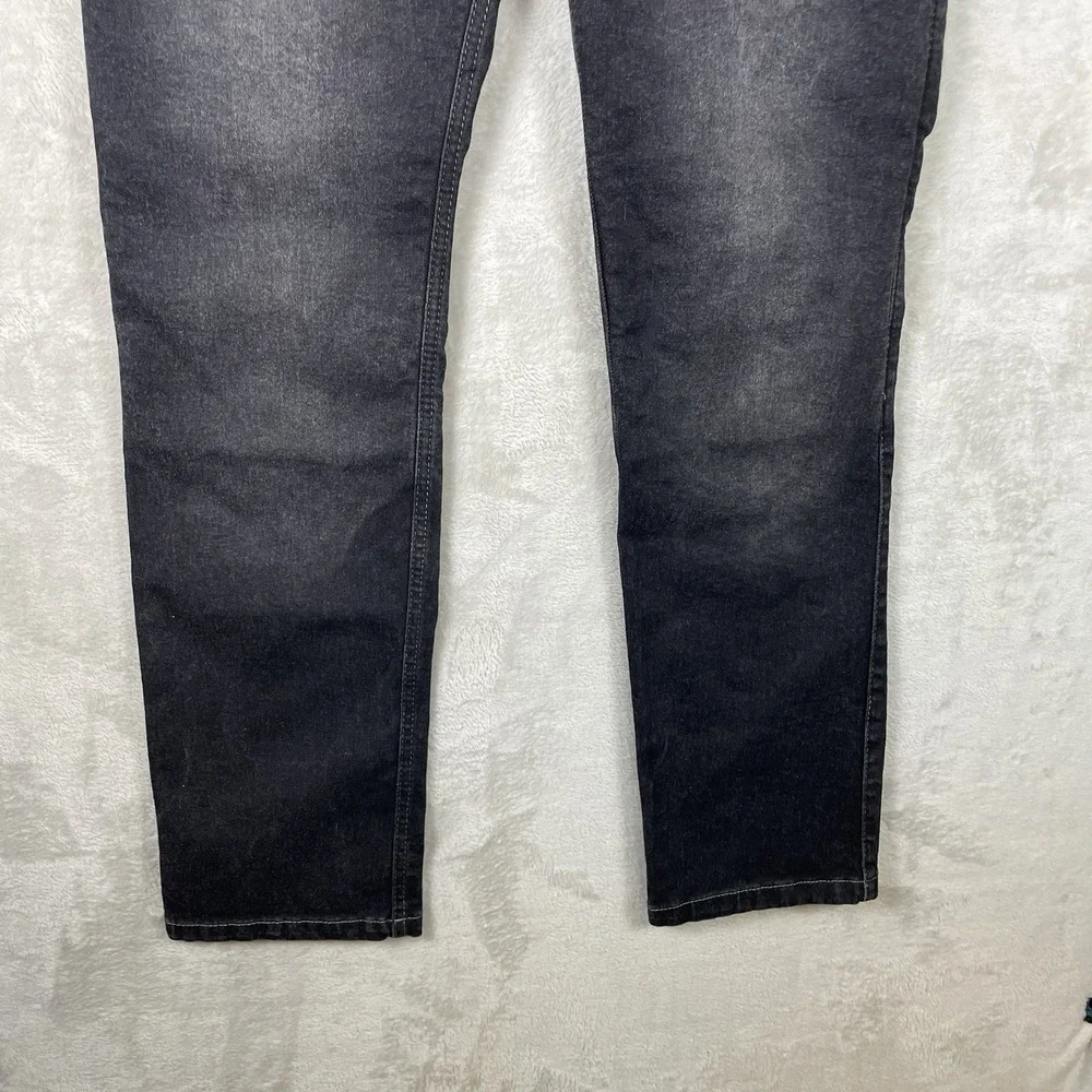 Street & Steel Oakland Jeans Mens 36x32 Black Lined Padded Motorcycle Gear